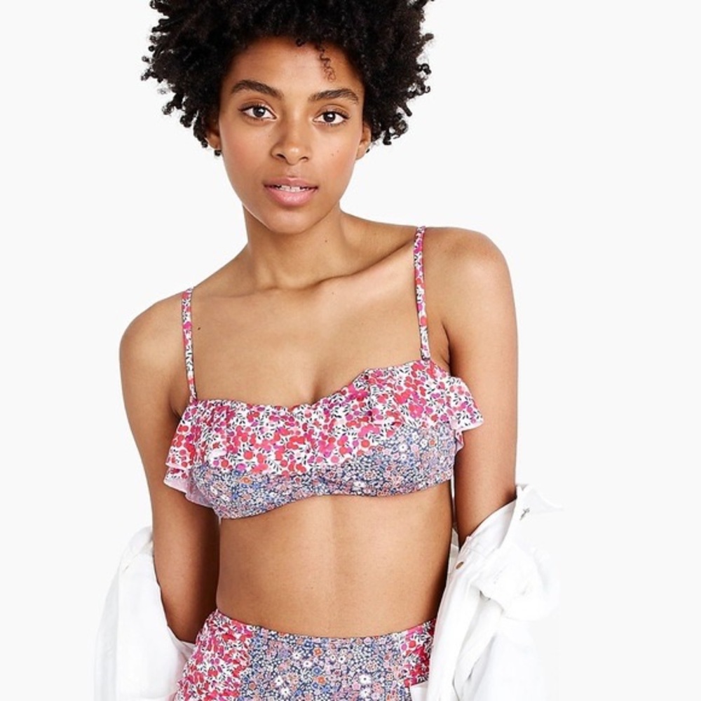 EUC JCrew Liberty bikini high waist too and bottom - Picture 2 of 7